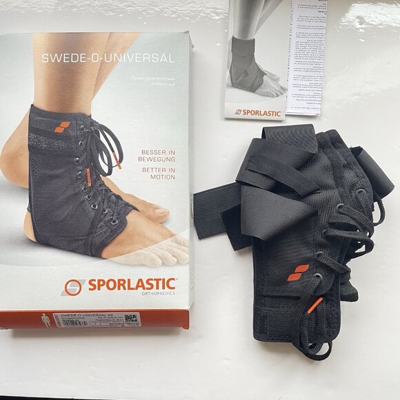 Ankle Brace LACE UP Orthopaedic Boot Size 1Sporlastic Swede-O-Universal - Picture 1 of 8